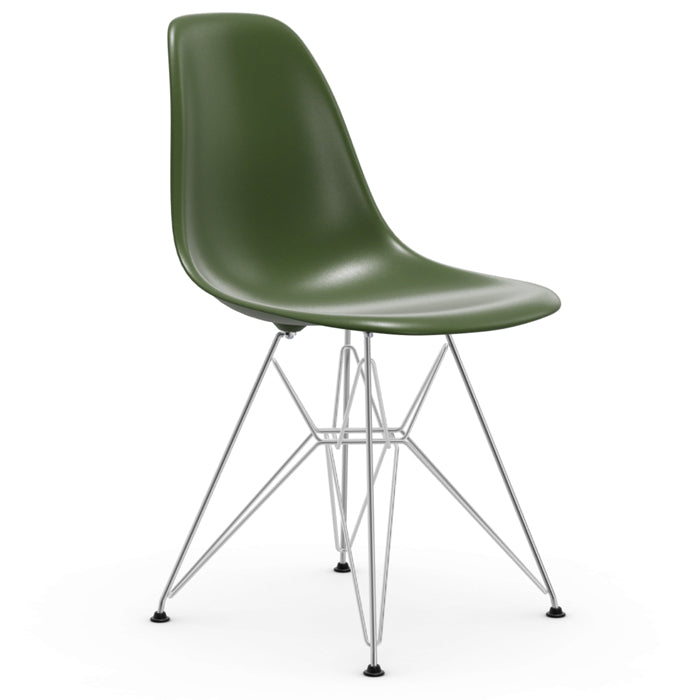 Vitra Eames DSR re stoel verchroomd onderstel