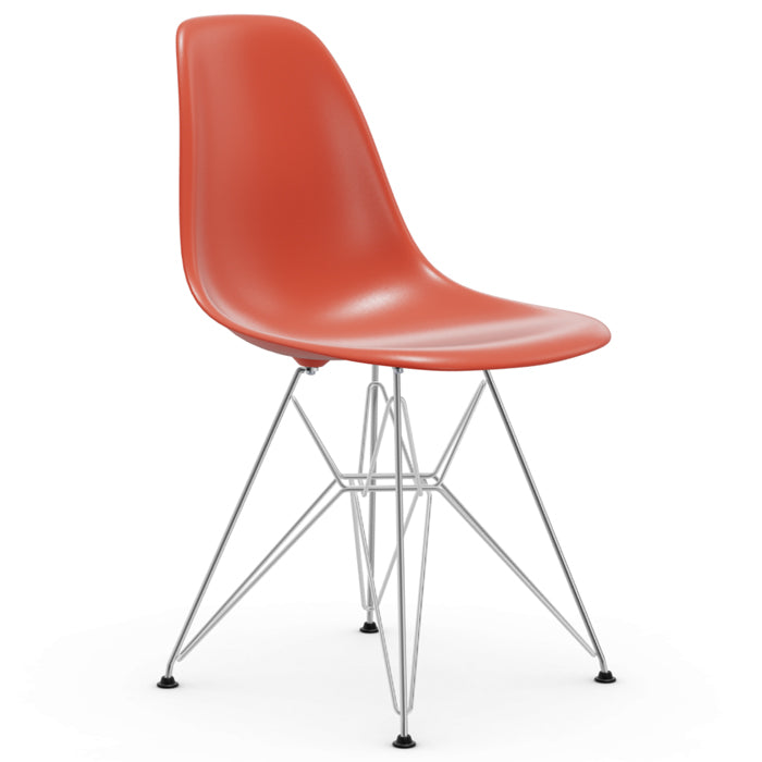 Vitra Eames DSR re stoel verchroomd onderstel