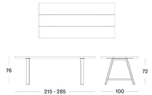 Vincent Sheppard Matteo dining table outdoor