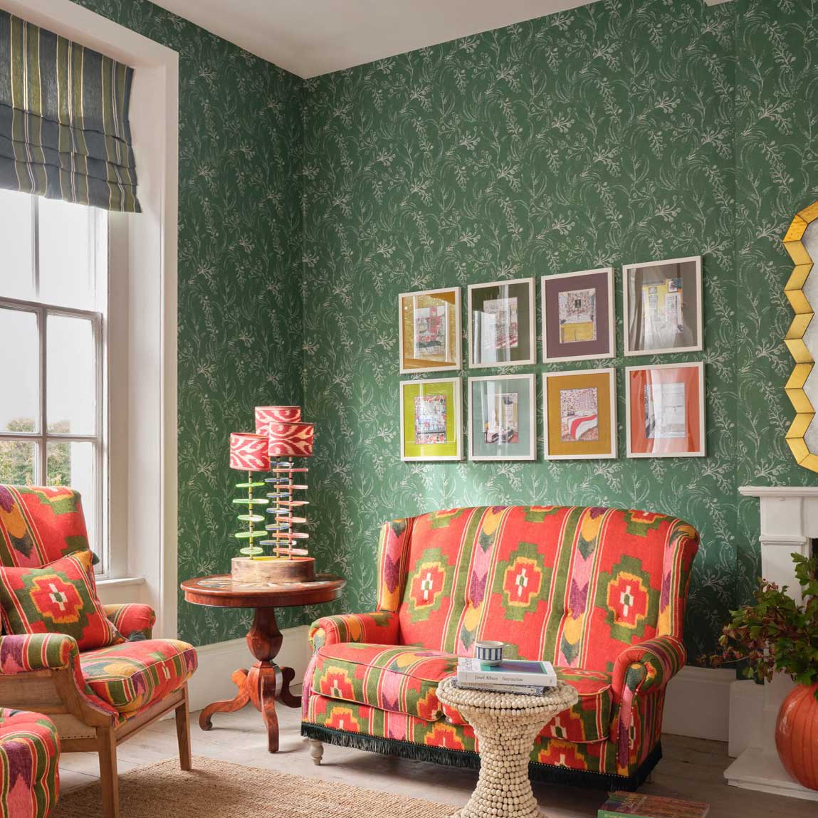 Mind the Gap behang Wallflower Raspberry WP20823