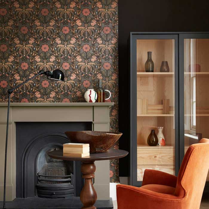 Little Greene behang New Bond Street Hide