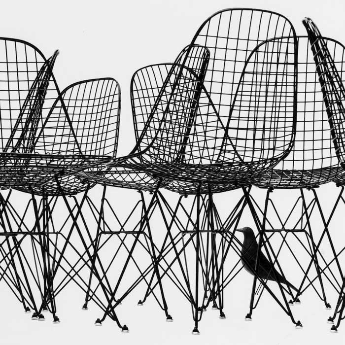 Vitra Eames Wire Chair DKR stoel