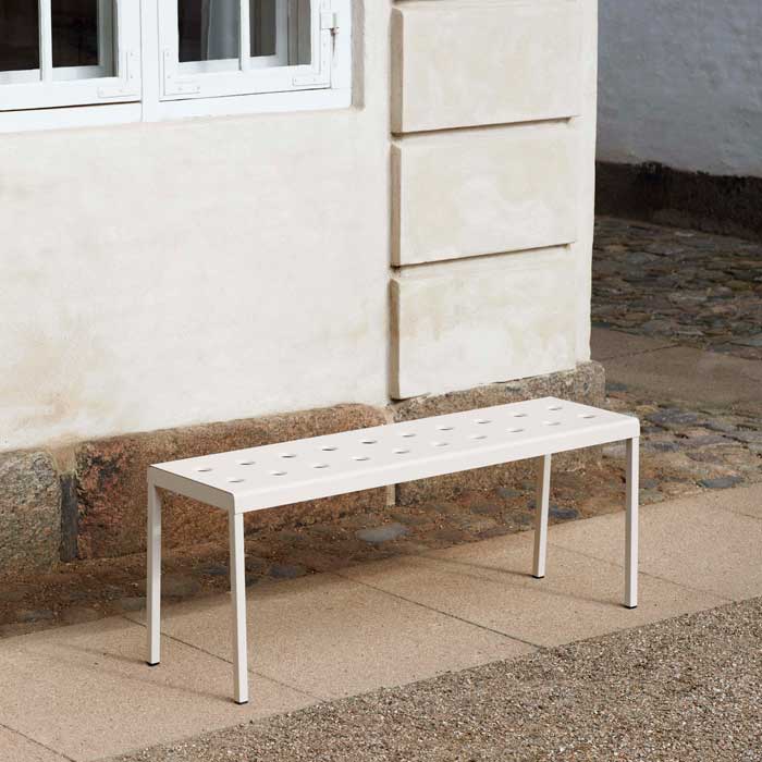 Hay balcony bench