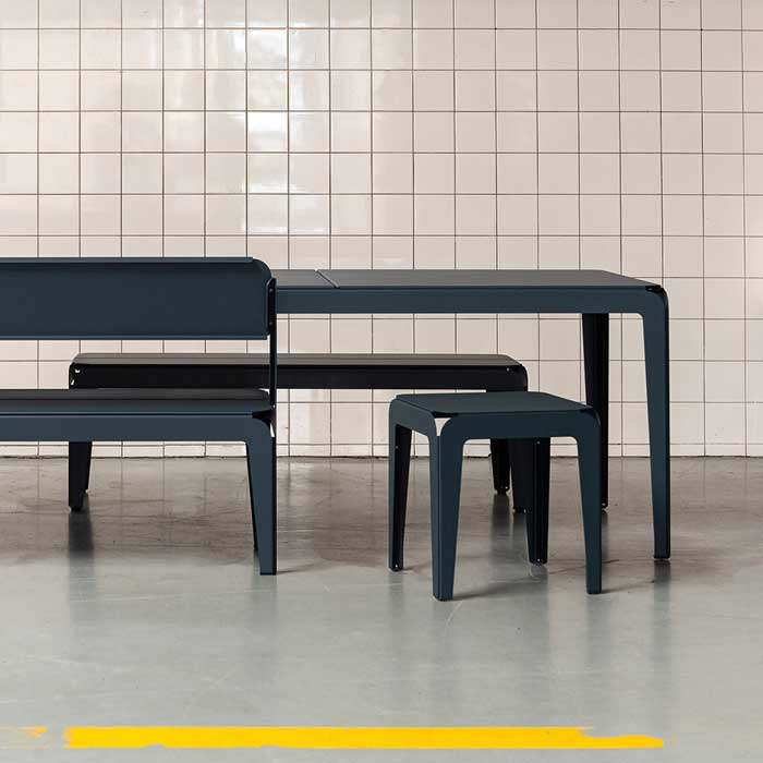 Weltevree Bended Bench tuintafel
