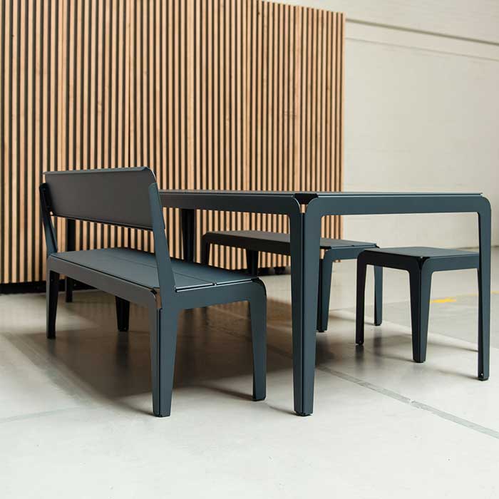 Weltevree Bended Bench tuintafel