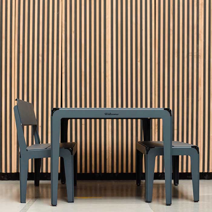 Weltevree Bended Bench tuintafel