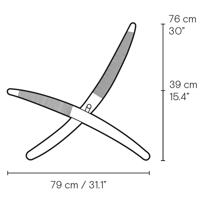 Carl Hansen & Søn outdoor Cuba chair