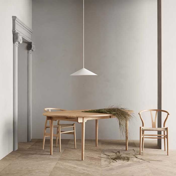 Carl Hansen CH338 oak oil CH24 oak white oil natural papercord