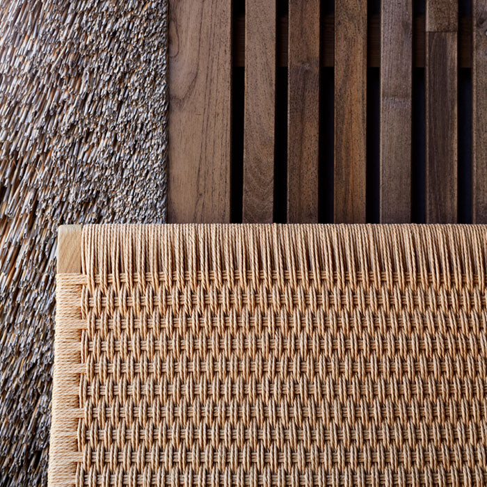 Carl Hansen & Son MG501 Cuba Chair paper cord naturel oak close up