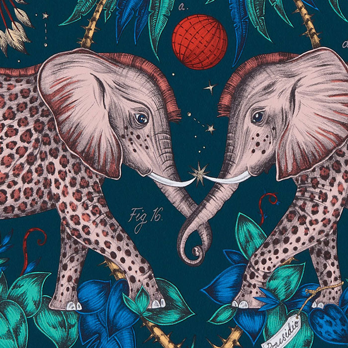 Clarke and Clarke behang Zambezi Navy W0121/04