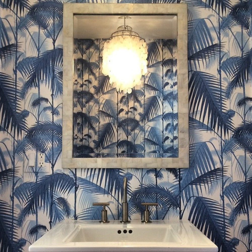 Cole & Son behang Palm Jungle blue