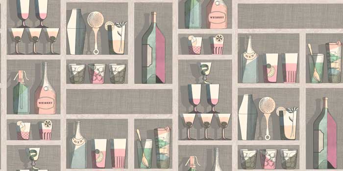 Cole and Son behang Cocktails 114/23044