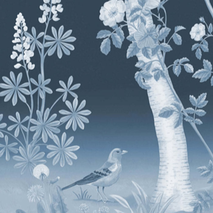 Cole and Son behang Seasonal Woods Midnight 120/6025