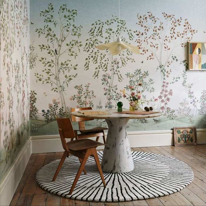 Cole and Son behang Seasonal Woods Sage Pearl 120/6020M