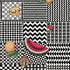 Cole and Son behang Frutta e Geometrico Black, White & Multi 123/6027