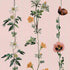 Coordonné behang Climbing flowers Pink