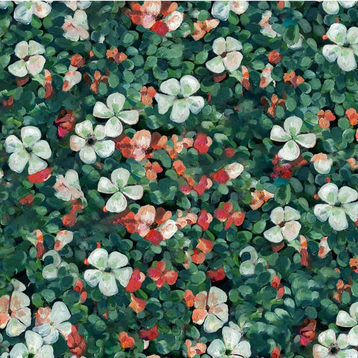 Coordonné behang Floral Tapestry Mint