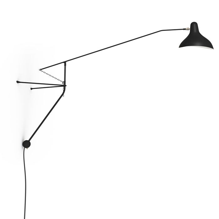 DCW Editions Mantis BS2 wandlamp zwart