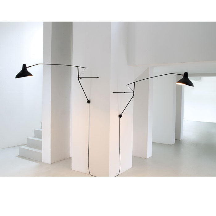 DCW Editions Mantis BS2 wandlamp zwart