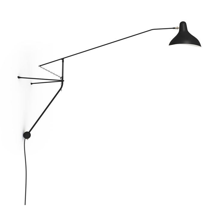 DCW Editions Mantis BS2 wandlamp zwart