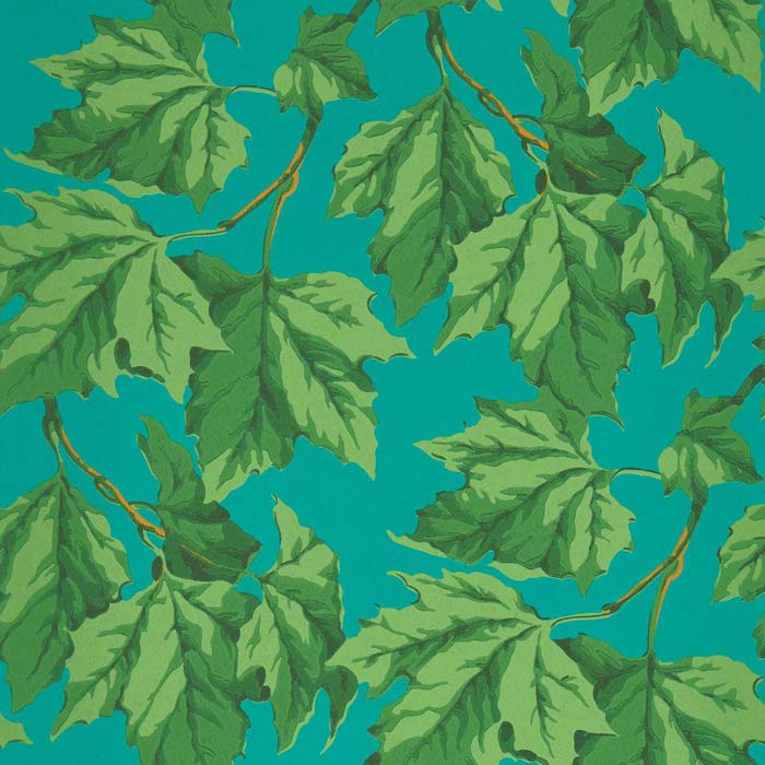 Harlequin behang Dappled leaf Emerald/Teal 113047