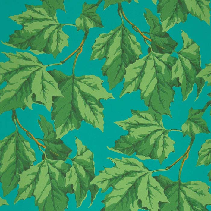 Harlequin behang Dappled leaf Emerald/Teal 113047