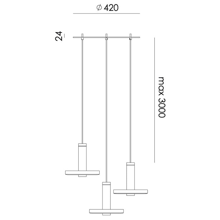 Tonone hanglamp Beads in Cirkel