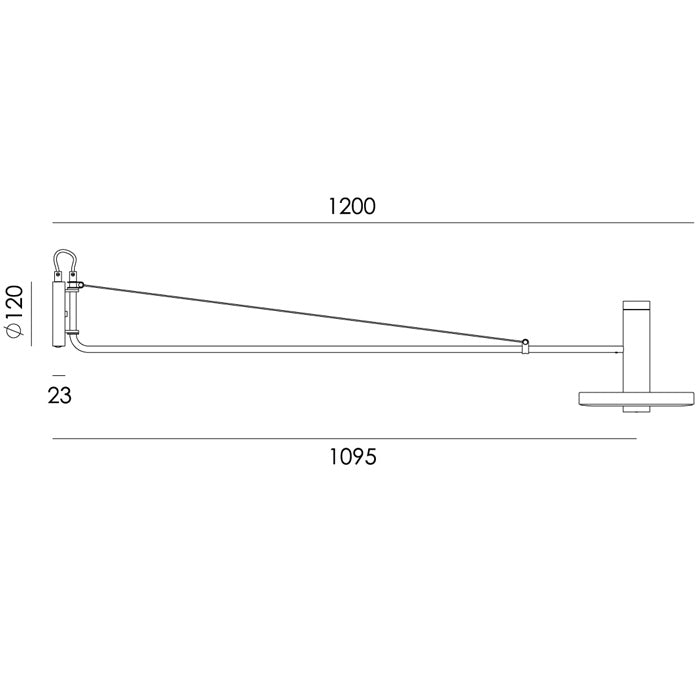 Tonone wandlamp Beads 120