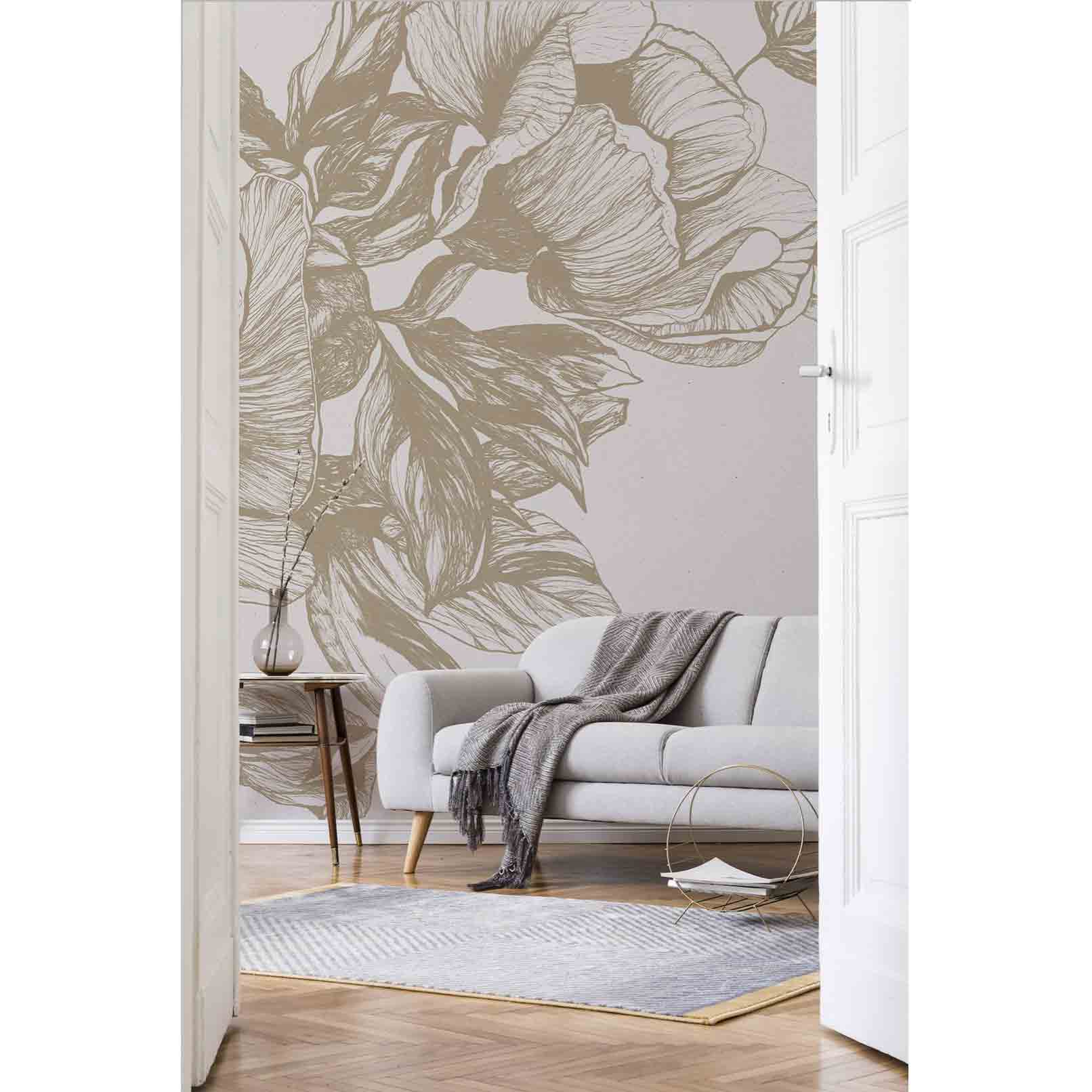 Coordonné Giant Peonies Papirus 9500701
