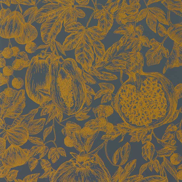 Harlequin behang Melograno Gold/Wild water 112926
