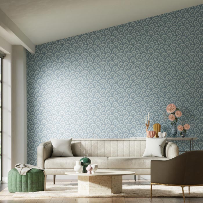 Harlequin behang Kumo Wild water/exhale 112928