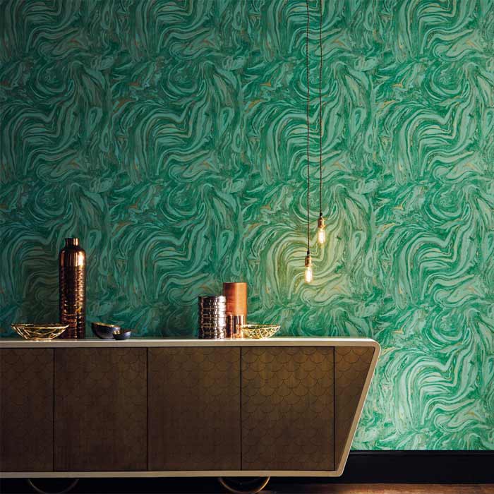 Harlequin behang Makrana emerald 110918