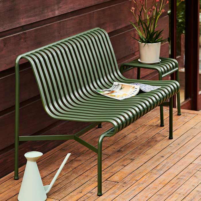 Hay Palissade Stool olijfgroen
