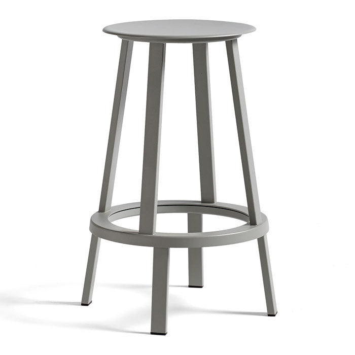 Hay Revolver Bar Stool H65 low sky grey