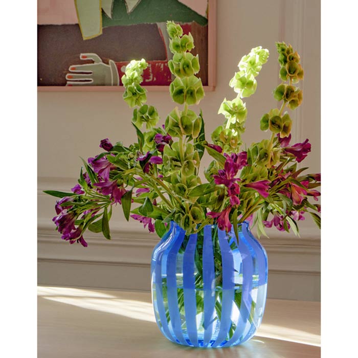 Juice vase light blue