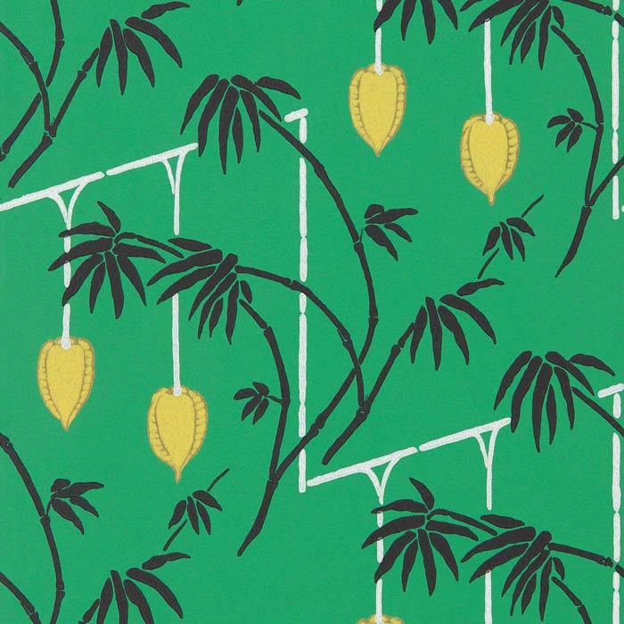Harlequin behang Kimiko Bottle Greene/Chartreuse 112938