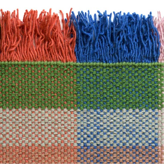 Kvadrat Danskina Multitone rug 0675