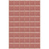 Layered Lilly Claret Red wool vloerkleed