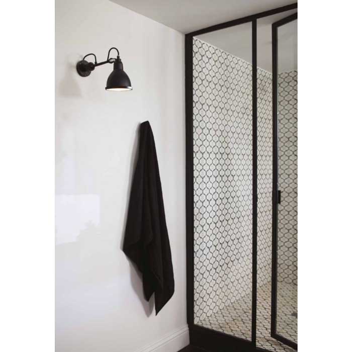 DCW Lampe Gras N304 black white badkamer