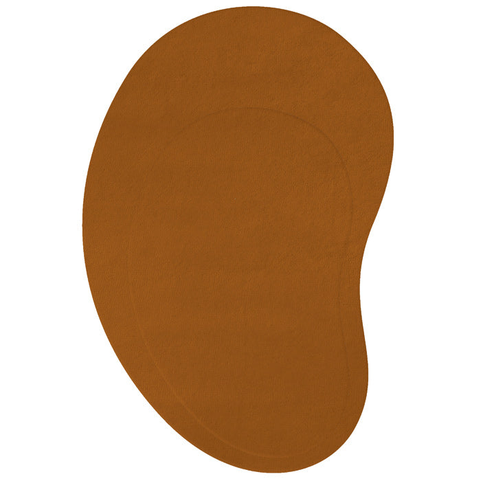 Layered Residue Dark Ochre wool vloerkleed