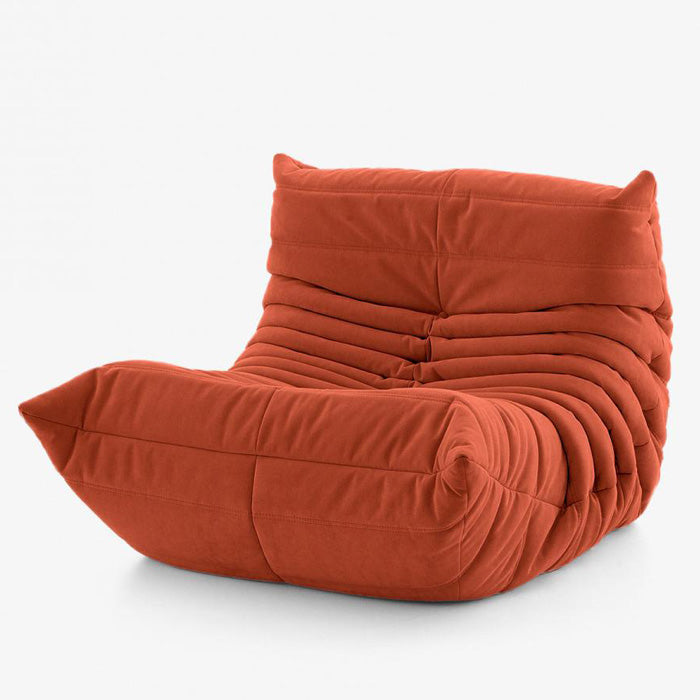 Ligne Roset togo alcantara orange