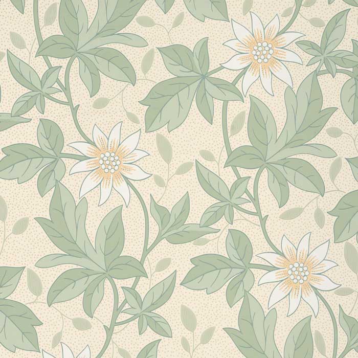 Little Greene Behang Monroe gold Flower