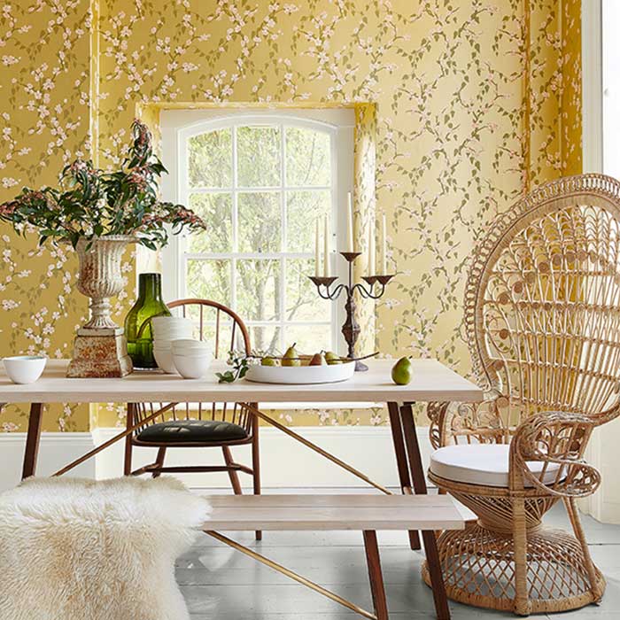 Little Greene sakura yellow lustre