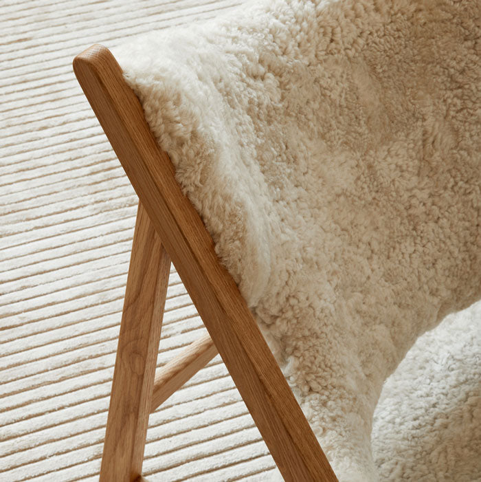 Audo Knitting Chair Sheepskin