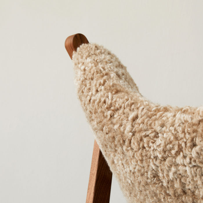 Audo Knitting Chair Sheepskin