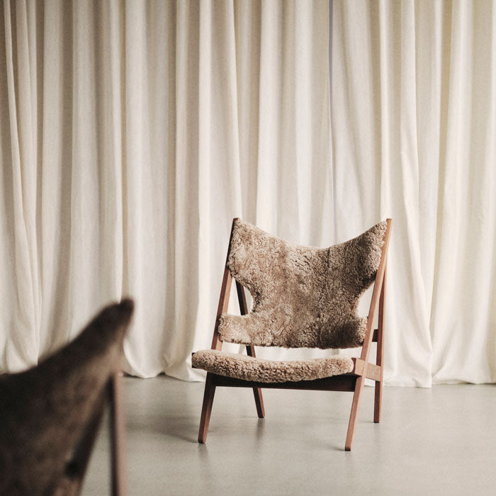 Audo Knitting Chair Sheepskin