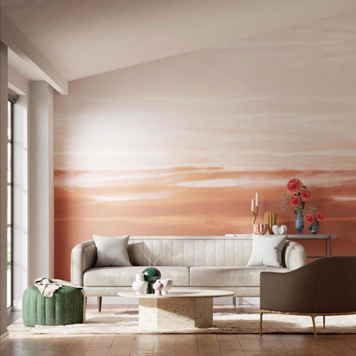 Harlequin behang Manzara Brazilian Rosewood/Bleached Coral 112918