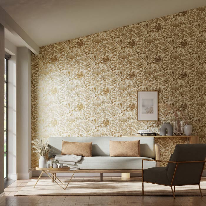 Harlequin behang Melograno Gold/Awakening 112925