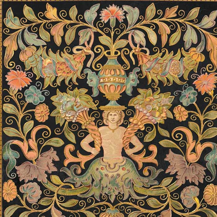 Mind the Gap Brocade Anthracite WP20370