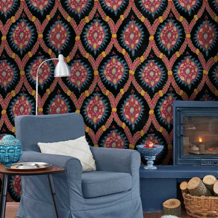 Mind the Gap Ottoman Anthracite WP20306.